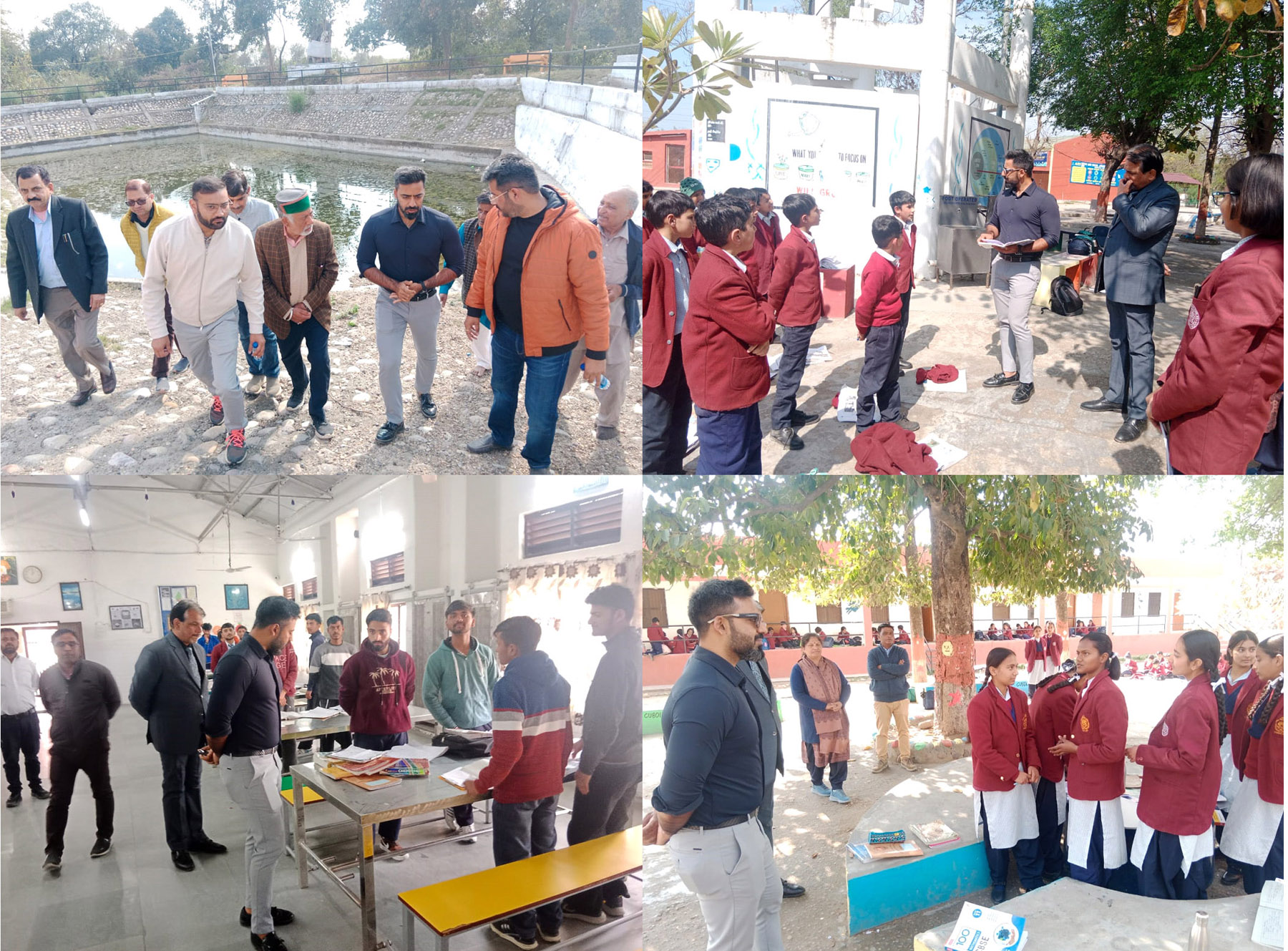 उपायुक्त ने जवाहर नवोदय विद्यालय पेखूबेला का किया औचक निरीक्षण, परीक्षा केंद्र और मरम्मत कार्यों का लिया जायजा